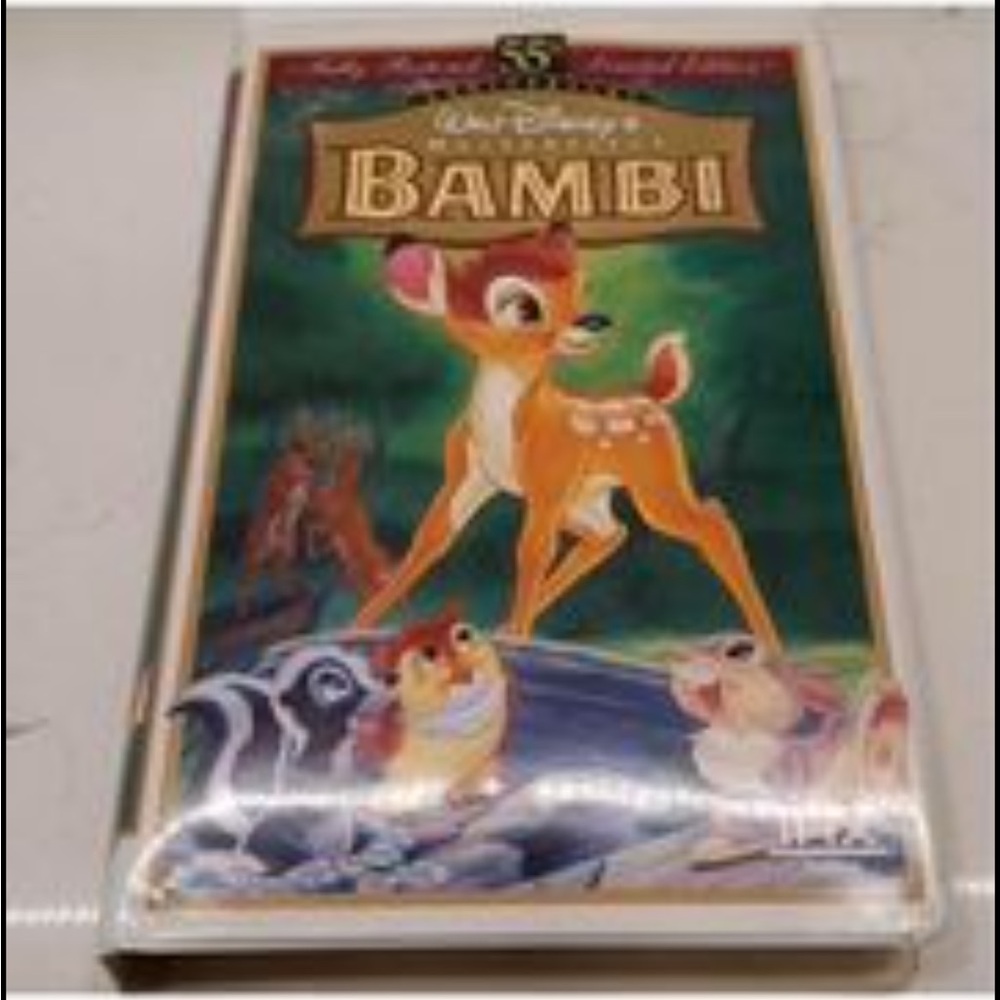 Bambi Walt Disney Masterpiece  VHS Tape Movie